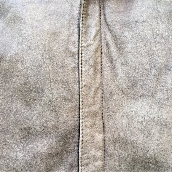 Savile Row Genuine Leather Men’s Brown Bomber Jacket Size Medium - Picture 4 of 7